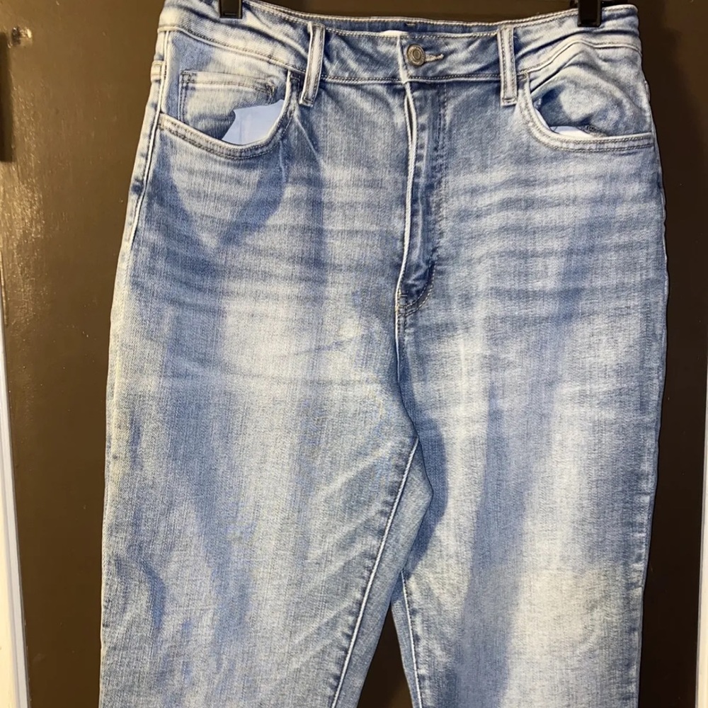 Flying Monkey Womens High Rise Straight Leg Medium Wash Size 30 Actual 30 X 26